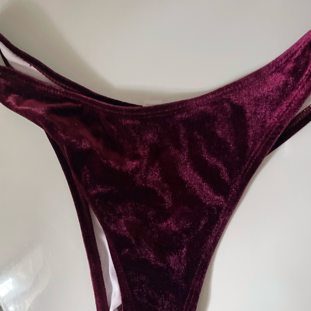 Velvet bikini bottoms